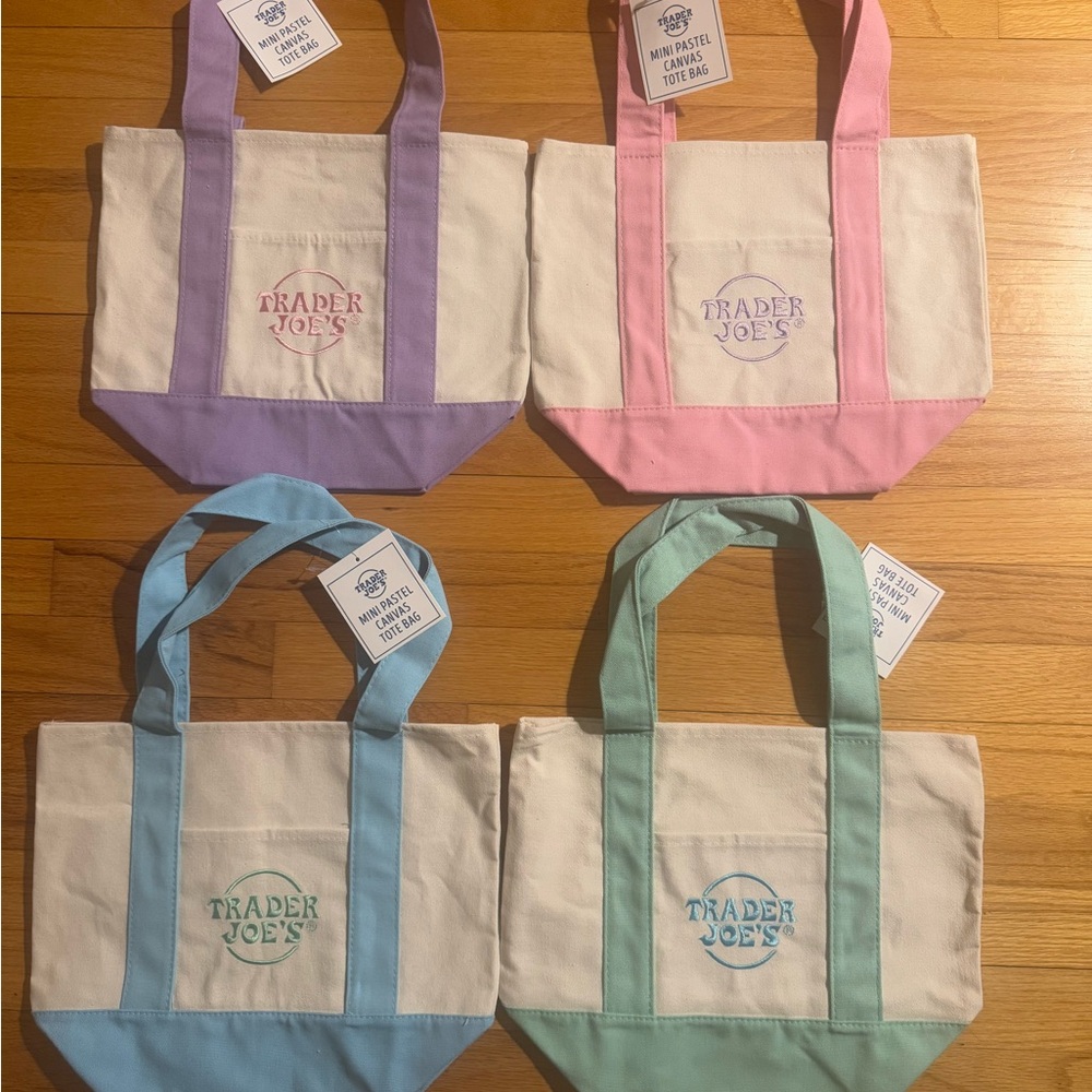 Trader Joe’s Tote Bag Mini Pastel
